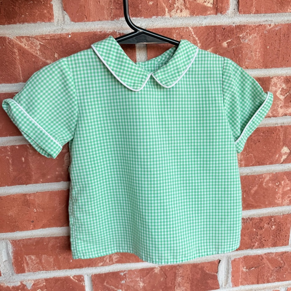 Vintage girls shirt with button down back